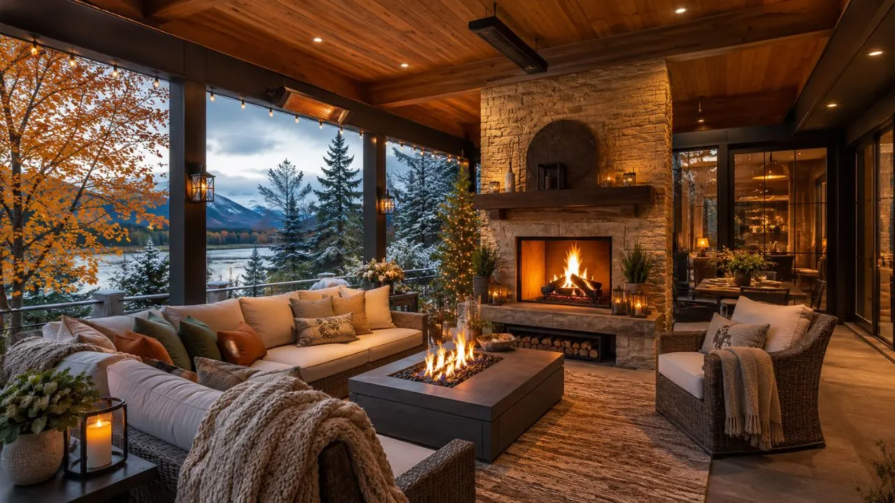 How to Create a Four-Season Outdoor Living Space