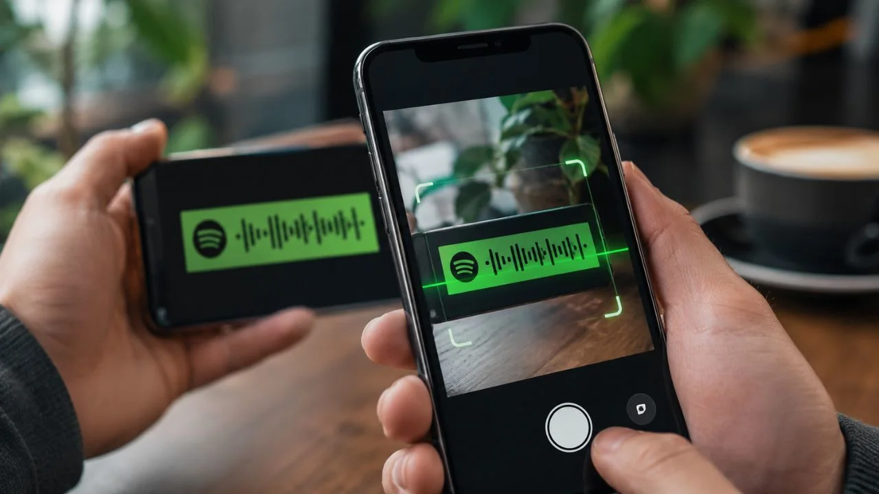 how to scan a spotify code