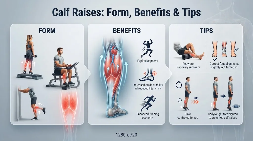 Calf Raises Form, Benefits & Tips