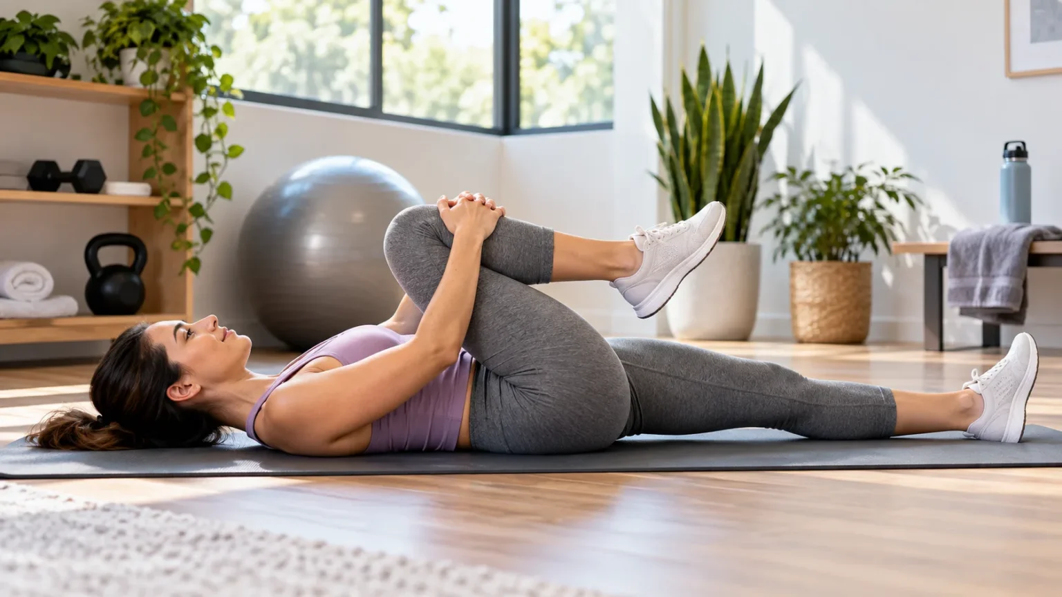 Knee to Chest Stretch How to Do It & Key Benefits