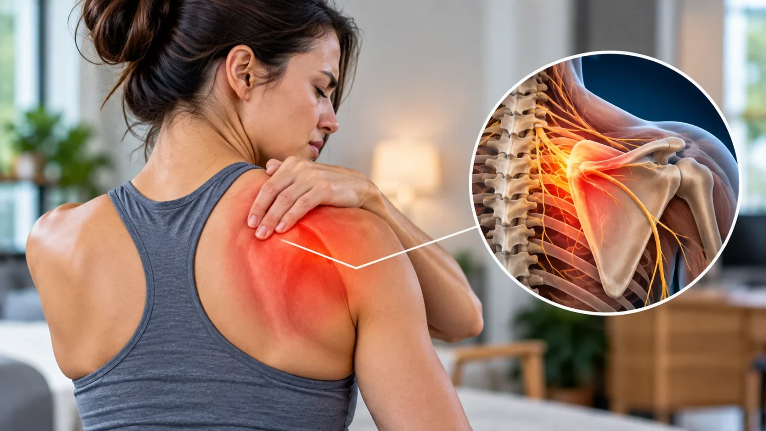 Pinched Nerve Shoulder Blade Causes, Symptoms & Treatment
