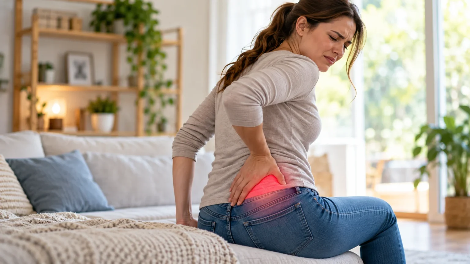 Lower Back Pain Right Side Above Buttocks Causes & Relief