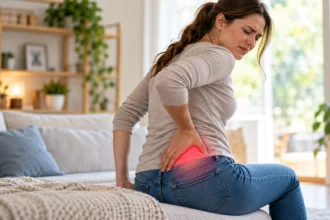 Lower Back Pain Right Side Above Buttocks Causes & Relief